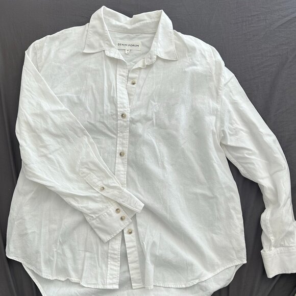 Aritzia button up white shirt - Picture 2 of 3